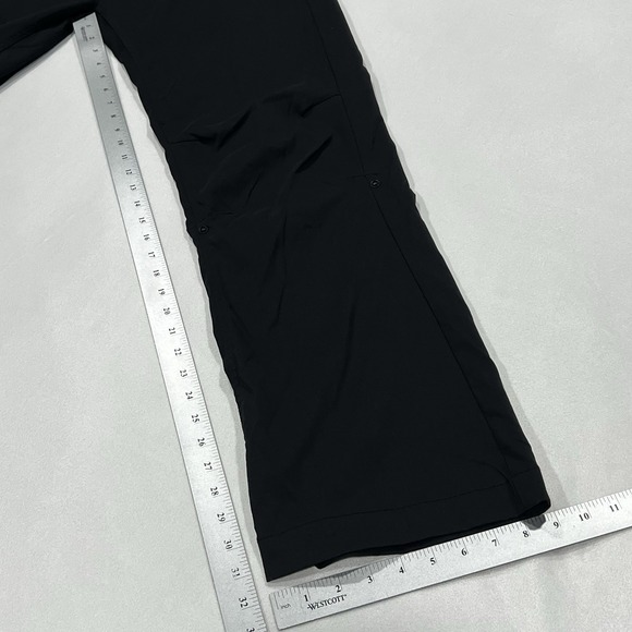Prana‎ Pants Womens Black Chino Performance Roll Up Hiking Outdoor Sz 14 (36X31) - Picture 11 of 14